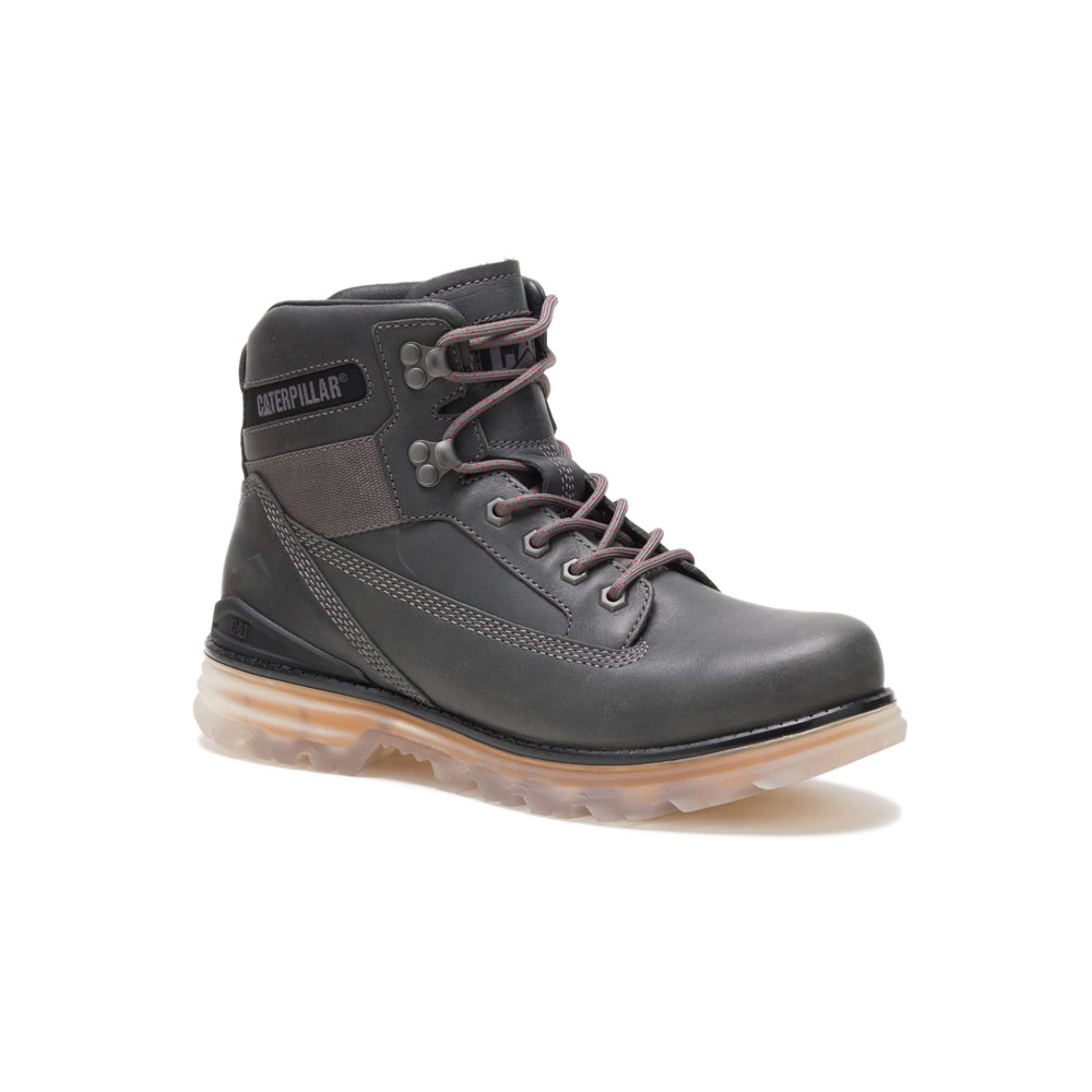 Caterpillar Boots South Africa - Cat Men's Baseplate Ankle Boots Dark Grey JH1534098